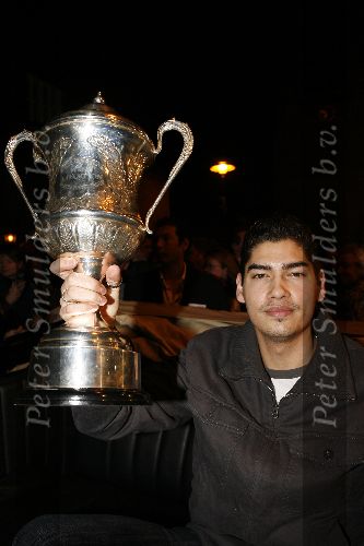 Alphen 19 januari 2006
Huldiging Jelle Klaasen nadat hij de lake side darts heet gewonnen.
