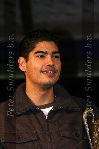 Alphen 19 januari 2006
Huldiging Jelle Klaasen nadat hij de lake side darts heet gewonnen.