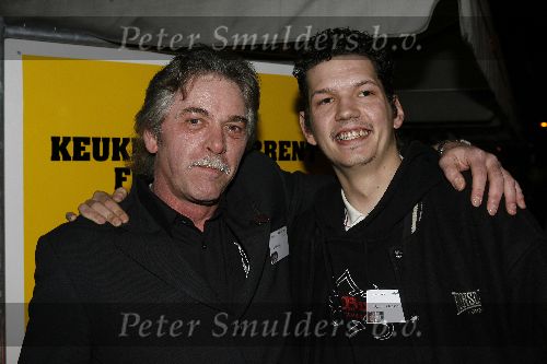 Alphen 19 januari 2006
Huldiging Jelle Klaasen nadat hij de lake side darts heet gewonnen. Broer Danny Klaasen en zijn stiefvader