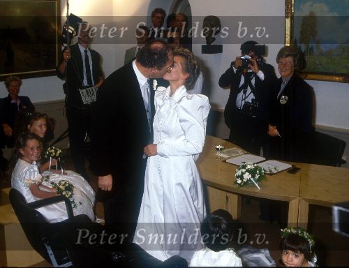 1986 Trouwen Joop v d Ende met Janine v d Ende
