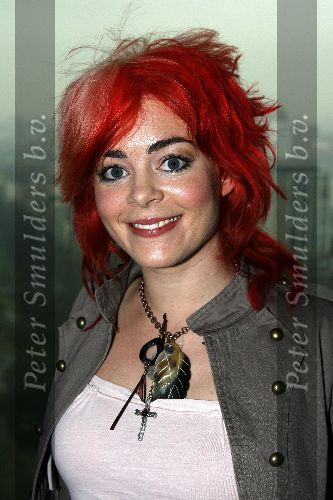 Rotterdam 12 januari 2006
Perspresentatie Musicals in Ahoy in de euromast.
Kim Lian v d Meij met rood haar