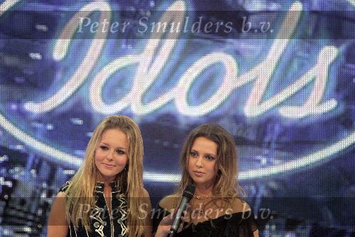 Hilversum, 7 Januari 2006 Studio 22
2e Finaleronde Idols 2006
Marescha Idols met Chantal Janzen
