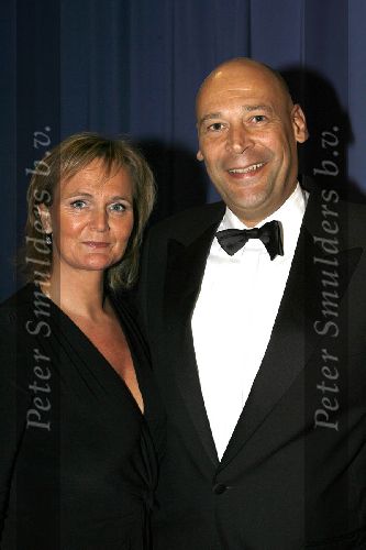 Amsterdam 17 januari 2006
Premiere Queen in concert in de RAI.
Marleen houter met haar man Ron Peerenboom