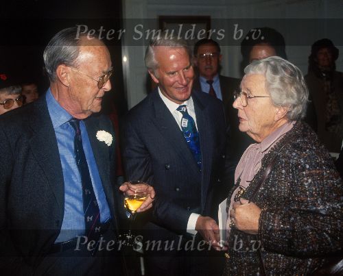 Prins Bernhard met Prinses Juliana