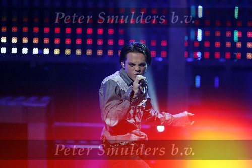 Hilversum 14 januari 2006
Opnames Idols in studio 21.
Serge idols