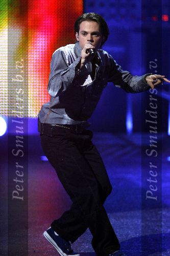 Hilversum 14 januari 2006
Opnames Idols in studio 21.
Serge idols