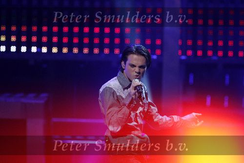 Hilversum 14 januari 2006
Opnames Idols in studio 21.
Serge idols