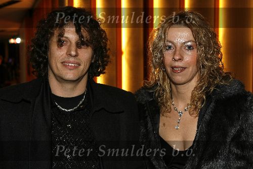 Amsterdam 17 januari 2006
Premiere Queen in concert in de RAI.
Sieb v d Ploeg met vriendin Jennifer