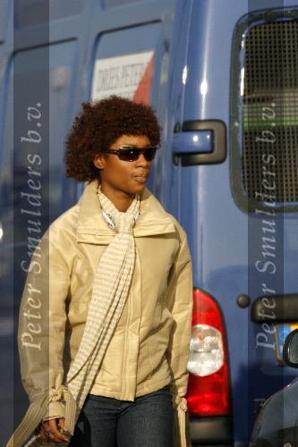 Amsterdam 14 januari 2006
Sylvana Simons winkelen