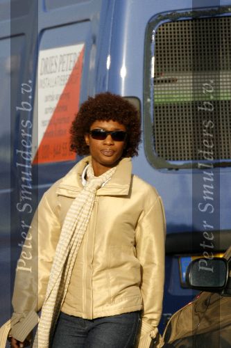 Amsterdam 14 januari 2006
Sylvana Simons winkelen