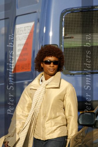 Amsterdam 14 januari 2006
Sylvana Simons winkelen