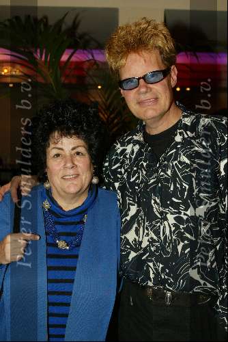 Amsterdam 14 januari 2003
Premiere van eten met vrienden 
Ad Visser met vrouw