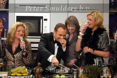 Weesp 12 januari 2003
100e aflevering van A life and cooking met Irene Moors, Carlo Boszhard, Rudolf v Veen