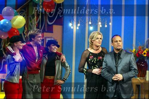 Weesp 12 januari 2003
100e aflevering van A life and cooking met Irene Moors, Carlo Boszhard Eloy de Jong  Mrs Einstein