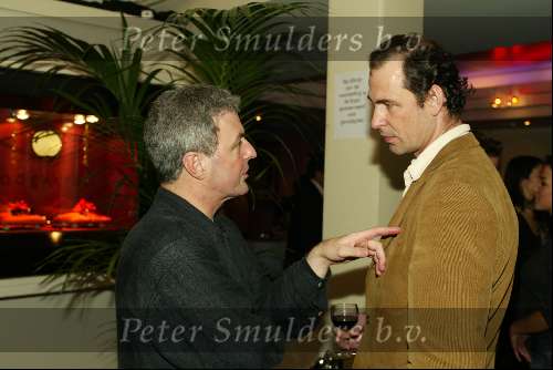 Amsterdam 14 januari 2003
Premiere van eten met vrienden itheater 
Huub Stapel en Erik Vogel