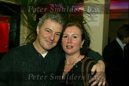 Amsterdam 14 januari 2003
Premiere van eten met vrienden 
Huub Stapel met zijn vrouw