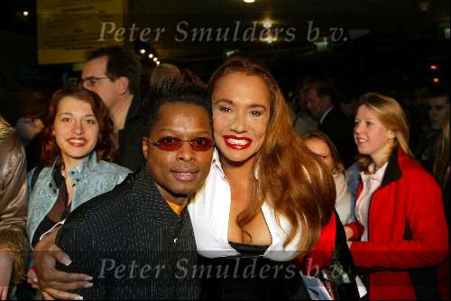 Amsterdam 13 januari 2003
Premiere 8 Miles met aanwezig Brittany Murphy en regisseur Curtis Hanson.
Patty Brard en Juan Wells