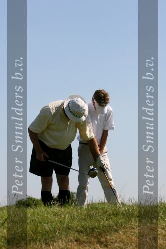 Zandvoort, 18 Juli 2006
KLM Dutch Open 2006 Persconferentie
Robbie v Erven Dorens speelt na afloop een rondje golf op de Kennemer Golfclub en geeft Junior Smulders instructie