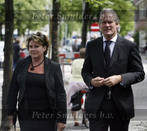 Amsterdam 30 juni 2007
Begrafenis Majoor Boshardt in Amsterdam. 
Catherine Keyl met vriend