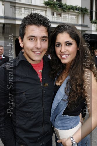 Amsterdam 21 juni 2007
Jan Smit en Yolanthe Cabau v Kasbergen op de pc hooftstraat.