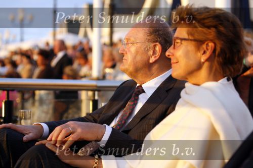 Scheveningen 1 juli 2007
Optreden van il divo bij het kurhaus georganiseerd door het holland casino.  
Joop v d Ende met Janine