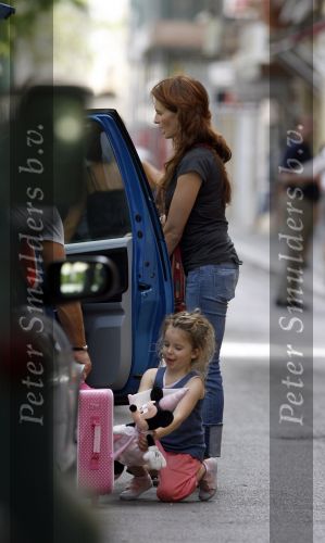 Ibiza 8 juli 2007
Marco Borsato en Leontine Borsato op vakantie met hun kinderen Luca Senna en Jada op ibiza.