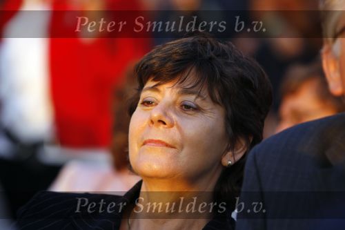 Scheveningen 1 juli 2007
Rita Verdonk met man en beveiliging bij optreden il divo georganiseerd door het holland casino.