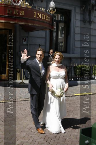 Den Haag, 7 Juli 2007
Trouwen Robert Schoemacher met de 6 maanden zwangere Claudia v Zweden.