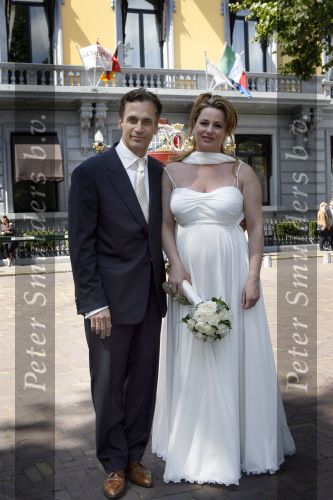 Den Haag, 7 Juli 2007
Trouwen Robert Schoemacher met de 6 maanden zwangere Claudia v Zweden.