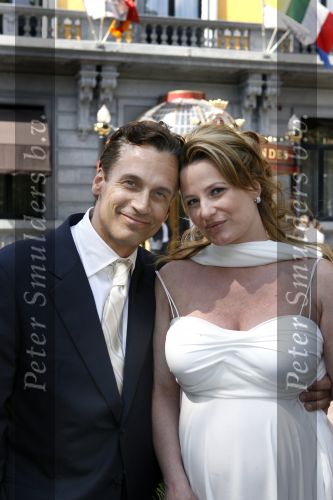Den Haag, 7 Juli 2007
Trouwen Robert Schoemacher met de 6 maanden zwangere Claudia v Zweden.