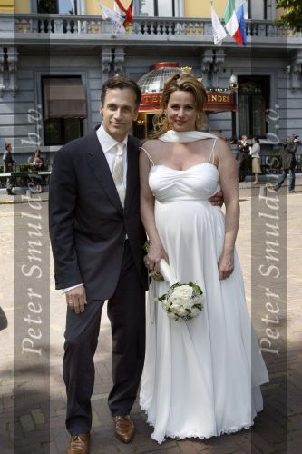 Den Haag, 7 Juli 2007
Trouwen Robert Schoemacher met de 6 maanden zwangere Claudia v Zweden.
Foto Peter Smulders BV