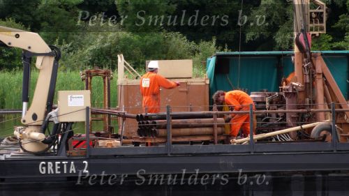 Werkzaamheden op het water ( Gooimeer 2007 )