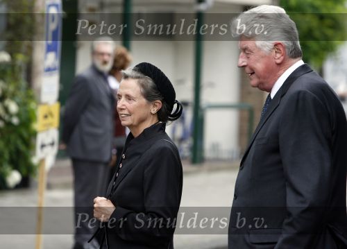 Amsterdam 30 juni 2007
Begrafenis Majoor Boshardt in Amsterdam. Wim Kok met vrouw