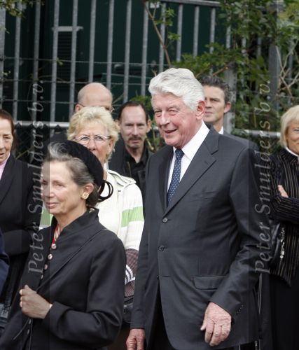 Amsterdam 30 juni 2007
Begrafenis Majoor Boshardt in Amsterdam. Wim Kok met vrouw