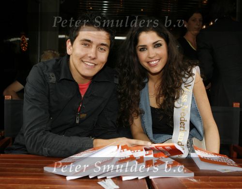 Amsterdam 21 juni 2007
Jan Smit en Yolanthe Cabau v Kasbergen op de pc hooftstraat.