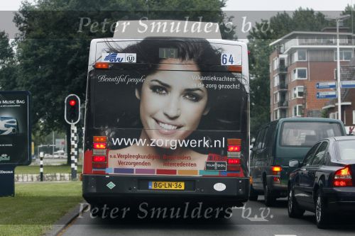 Utrecht 21 juni 2007
Reclame  Yolanthe Cabau v Kasbergen op bus