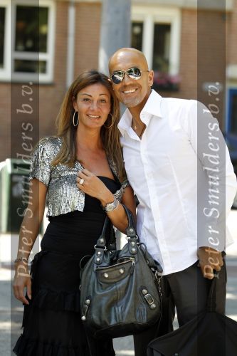 Amsterdam 3 juni 2010
Trouwen Frank en Stephanie Rijkaard bij hotel arena. Alex Botse met vrouw
Peter Smulders bv