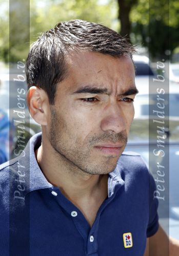 Amsterdam 4 juni 2010
Spelers Nederlands elftal melden zich bij het Hilton Hotel voor de laatste vriendschappelijke wedstrijd voor het WK. Giovanni v Bronckhorst
Peter Smulders bv