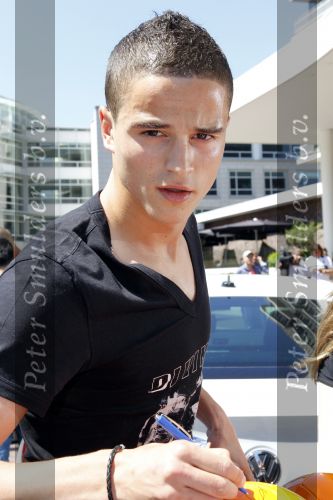 Amsterdam 4 juni 2010
Spelers Nederlands elftal melden zich bij het Hilton Hotel voor de laatste vriendschappelijke wedstrijd voor het WK.
Ibrahim Afellay