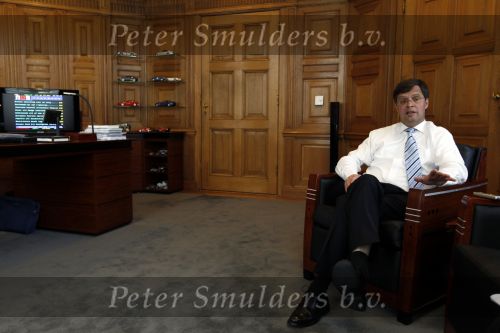 Den Haag 25 mei 2010
Karel Hille interviewt Jan Peter Balkenende in het torentje.
Peter Smulders bv
