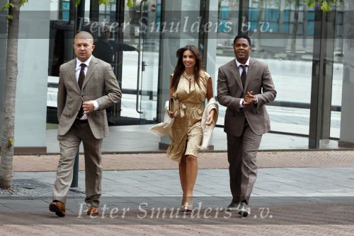 Rotterdam 27 mei 2010
Trouwen Royston Drenthe in rotterdam met Daisy. Patrick Kluivert met zijn vrouw Rossana Lima en haar broer Sjors
Peter Smulders bv