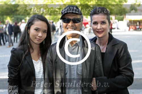 Rotterdam, 2 Juli 2011 
Andy Tielman met zijn vrouw en dochter
Foto Peter smulders BV