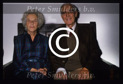 Eindhoven, 21 Mei 1989
Frits Philips samen met zijn vrouw na zijn ongeluk
Foto Peter Smulders BV