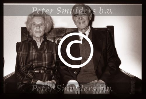 Eindhoven, 21 Mei 1989
Frits Philips samen met zijn vrouw na zijn ongeluk
Foto Peter Smulders BV