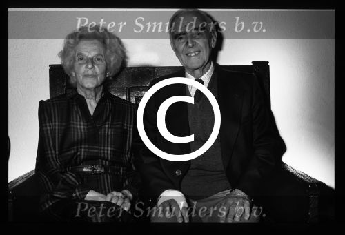 Eindhoven, 21 Mei 1989
Frits Philips samen met zijn vrouw na zijn ongeluk
Foto Peter Smulders BV