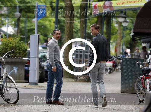 Amsterdam 25 juni 2012
Jan Vertonghen met zijn manager op de cornelis schuytstraat.
Peter Smulders bv