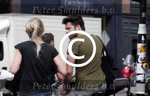 Amsterdam 4 juli 2012
Liesbeth kamerling met haar man op de fiets.
Peter Smulders bv