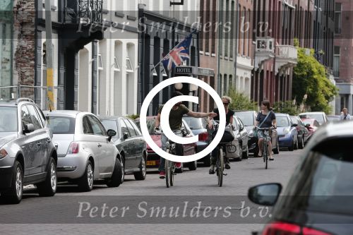 Amsterdam 4 juli 2012
Liesbeth kamerling met haar man op de fiets.
Peter Smulders bv