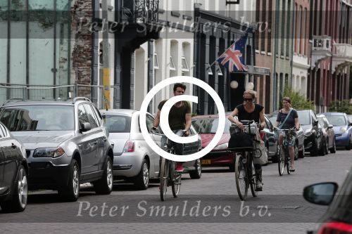 Amsterdam 4 juli 2012
Liesbeth kamerling met haar man op de fiets.
Peter Smulders bv