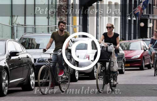 Amsterdam 4 juli 2012
Liesbeth kamerling met haar man op de fiets.
Peter Smulders bv